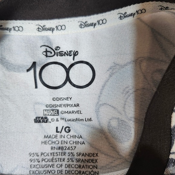 Disney 100 Pajamas L G Mickey Baby Yoda Stitch Spiderman Toy Story - Picture 3 of 8